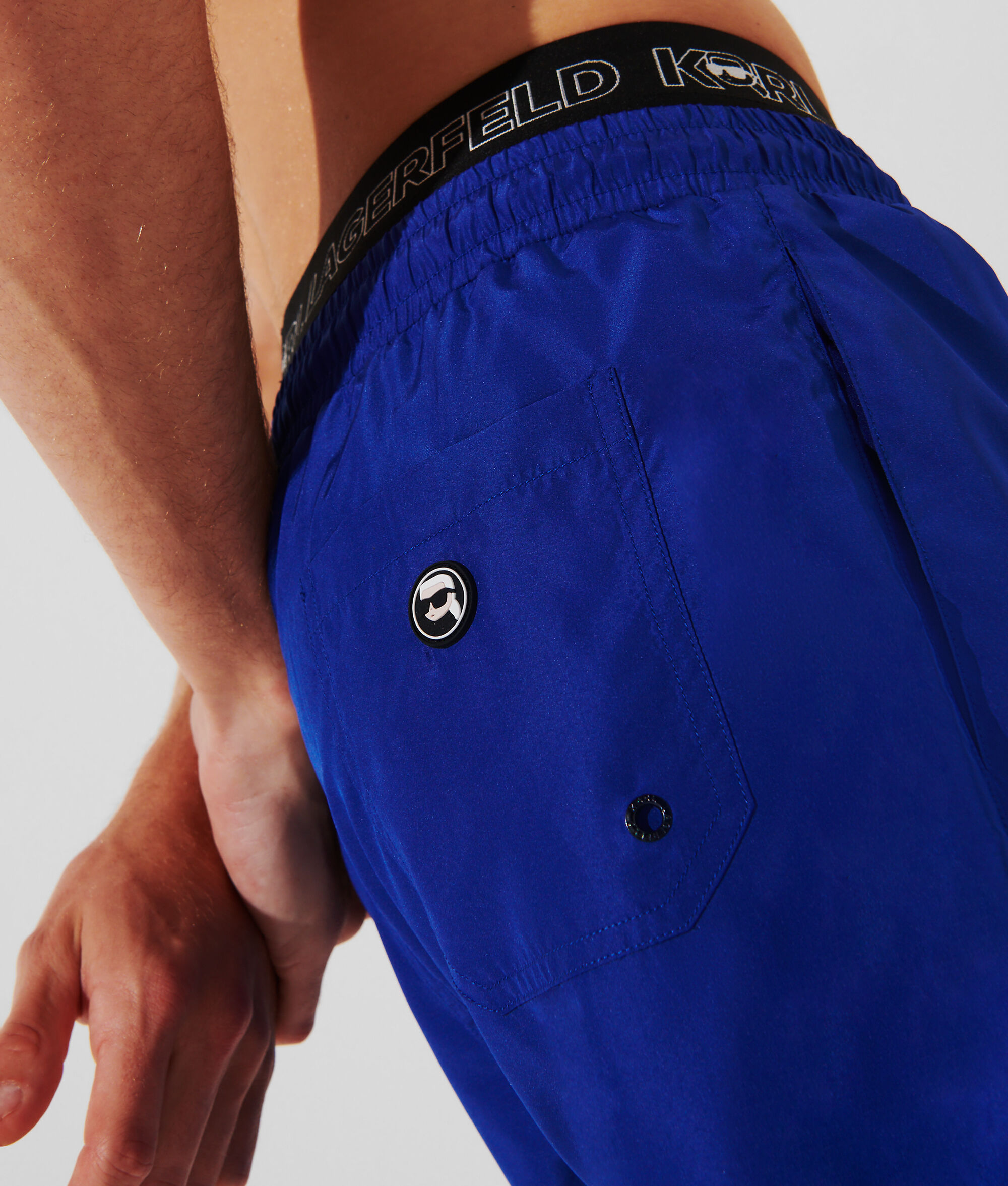 (image for) Elegant IKONIK KARL DOUBLE WAISTBAND BOARDSHORTS